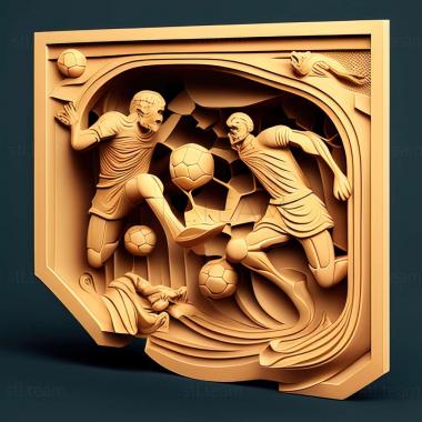 3D модель Гра Soccertron (STL)